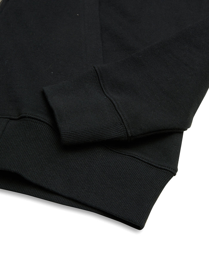 Supporter Zip Hoodie - Black, view 7|Flatlay