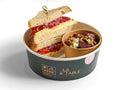 The Goat Cheese and Marinated Veggies Sandwich Box