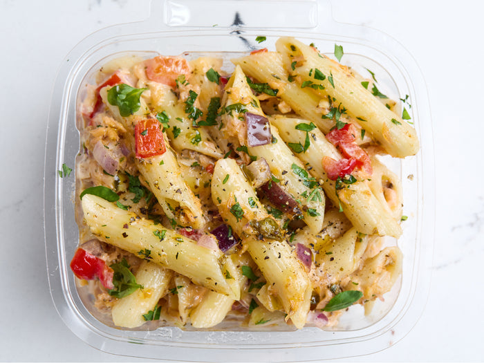 The Salmon Pasta Salad