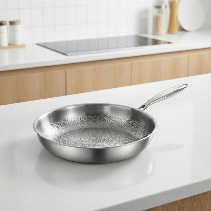 Patelnia tytanowa z naturalną powłoką nieprzywierającą – ultralekka, 28 cm, naczynia kuchenne bez PFAS 1
