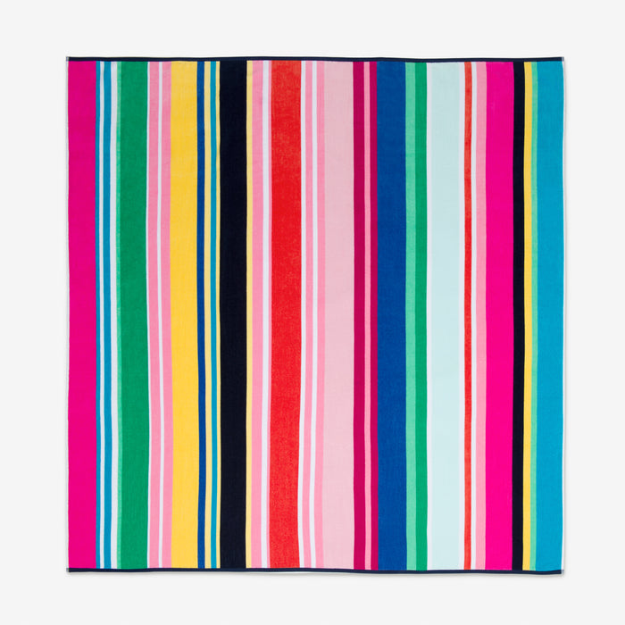Tropical Rio Stripe Multi XL Beach Towel