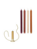 Valse Candle Holder - Low - Cashmere & Pure Candles - Set of 4 - Roseate Blend -  Gift Set