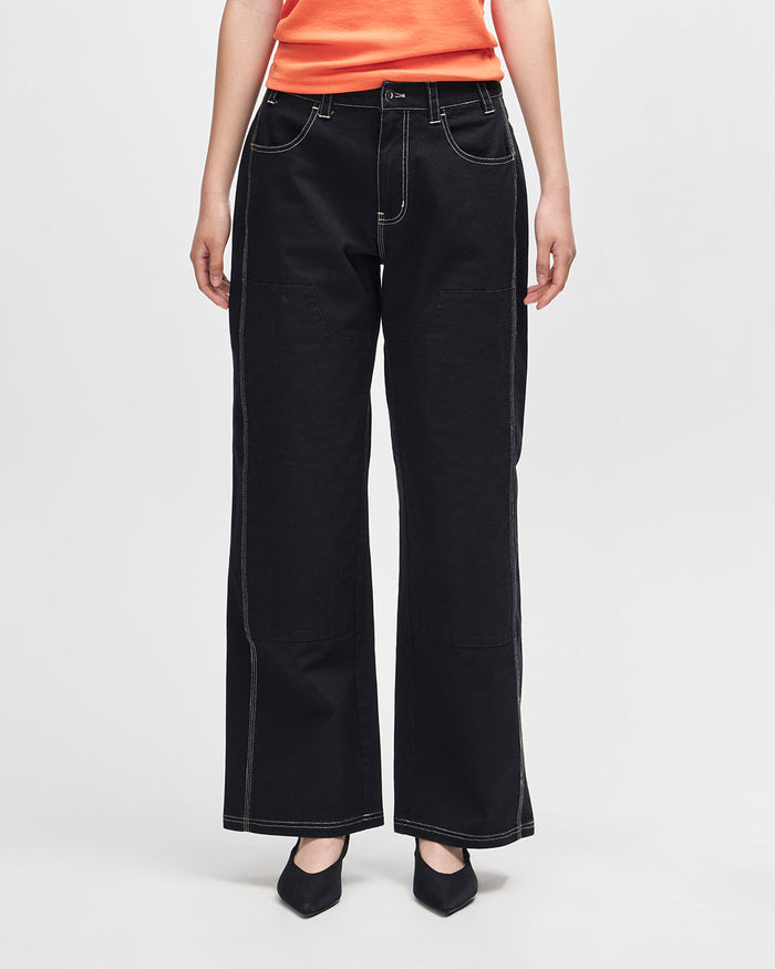 Vulkan Pant - Black, view 1|Model