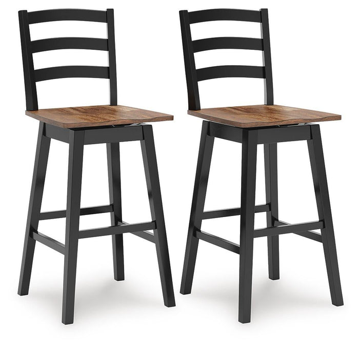 Wildenauer Tall Swivel Barstool (2/CN)