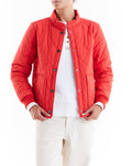 Wisdom Quilted Jacket - Valiant Red, view 1|Model