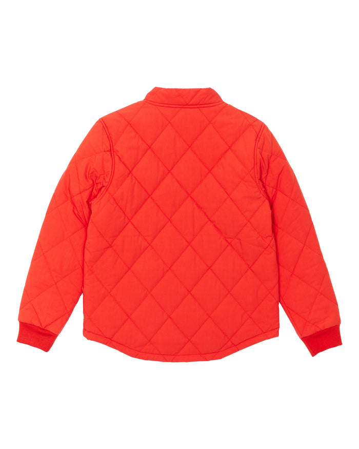 Wisdom Quilted Jacket - Valiant Red, view 4|Flatlay