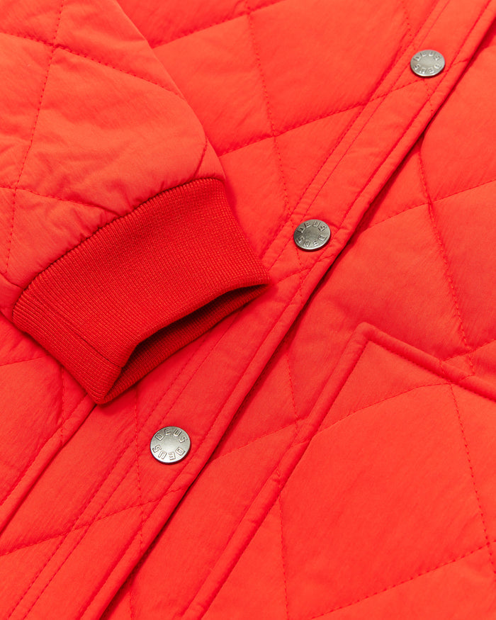 Wisdom Quilted Jacket - Valiant Red, view 5